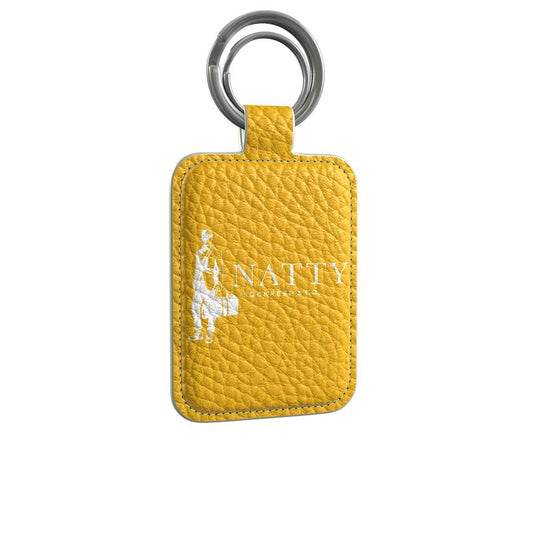 Golden Isles Leather Keychain