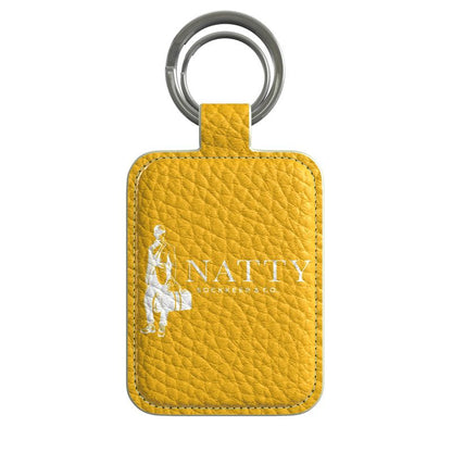 Golden Isles Leather Keychain