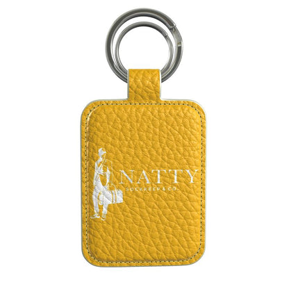 Golden Isles Leather Keychain