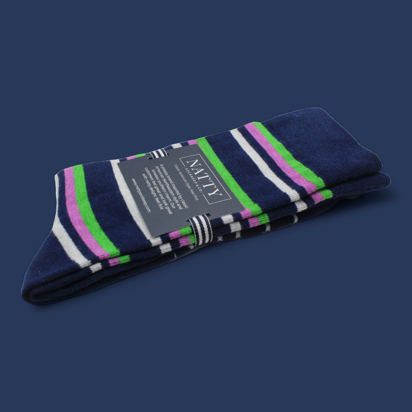 The Club Colour Sock Navy