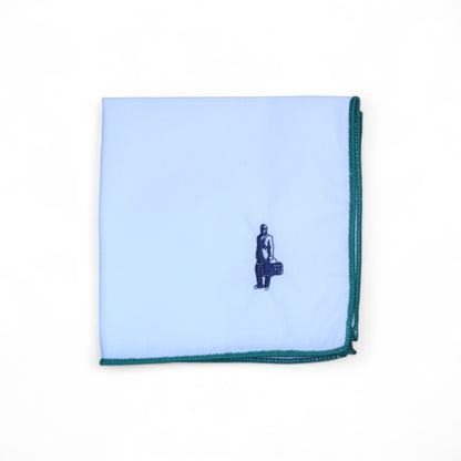 Embroidered Cotton Pocket Square